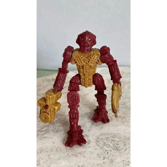 Vintage Lego Bionicle McDonald's Happy Meal #2 Inika Toa Jaller Action Figures - Picture 1 of 10